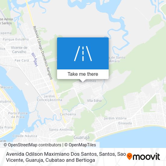 Avenida Odilson Maximiano Dos Santos map