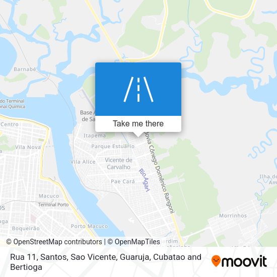 Rua 11 map