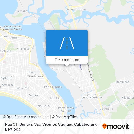 Rua 31 map
