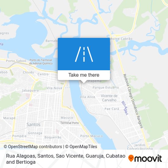 Rua Alagoas map