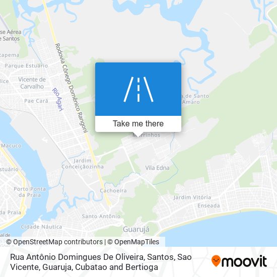 Mapa Rua Antônio Domingues De Oliveira
