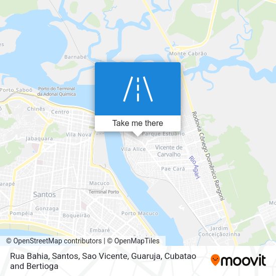 Rua Bahia map