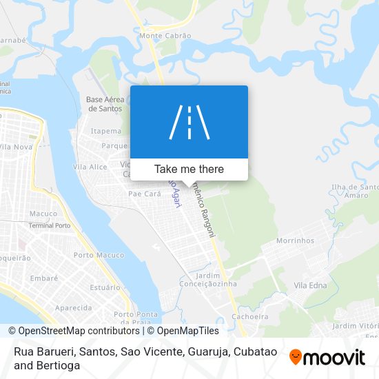Rua Barueri map