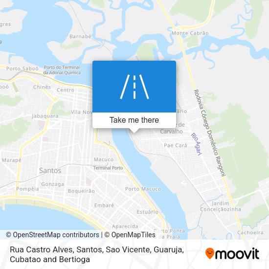 Rua Castro Alves map
