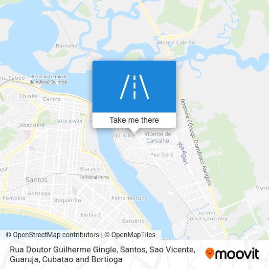 Rua Doutor Guilherme Gingle map