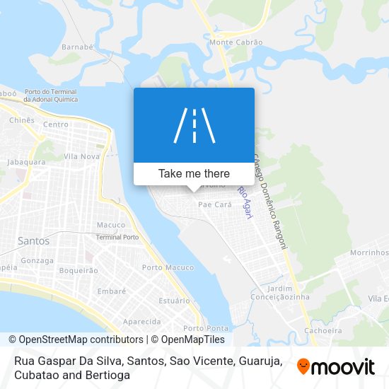 Rua Gaspar Da Silva map