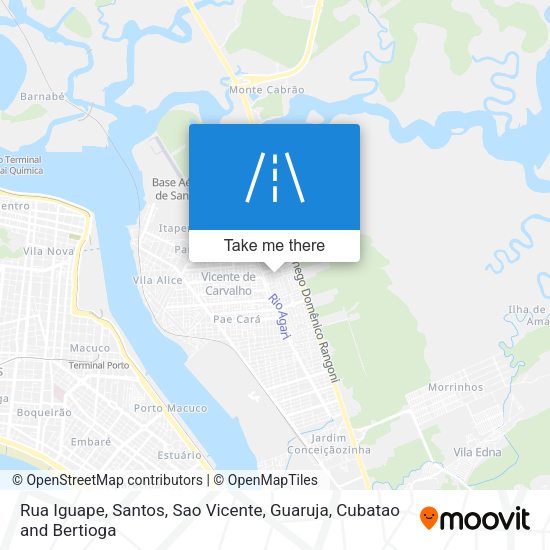 Rua Iguape map