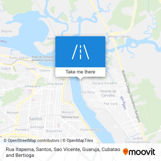 Rua Itapema map