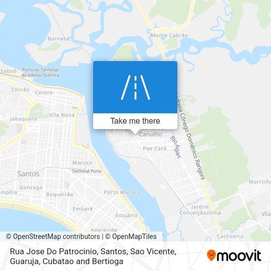 Rua Jose Do Patrocinio map