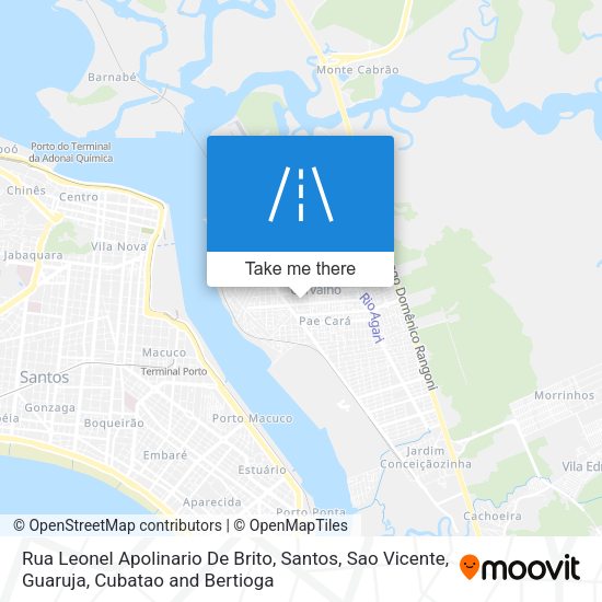 Rua Leonel Apolinario De Brito map