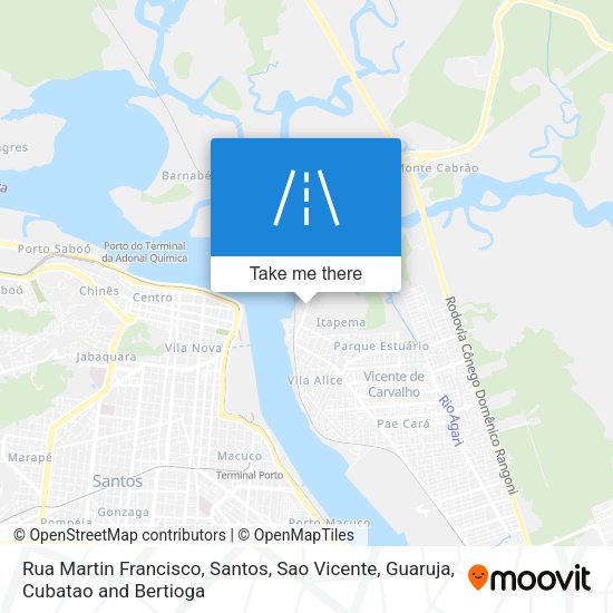 Rua Martin Francisco map
