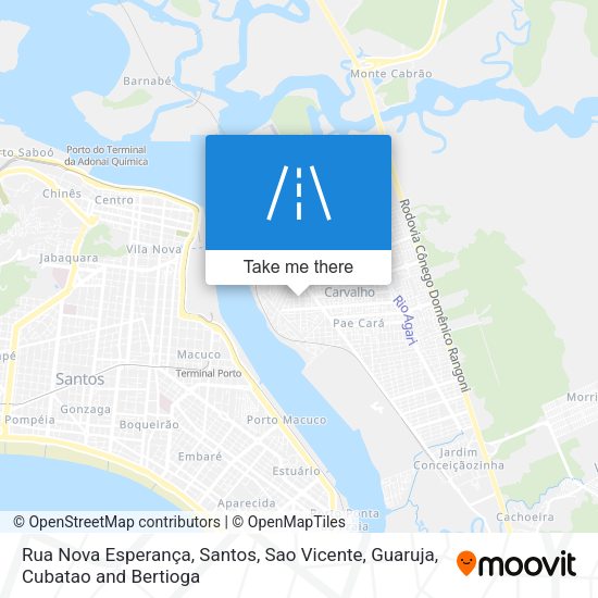 Rua Nova Esperança map
