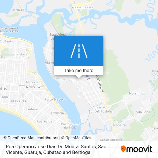 Rua Operario Jose Dias De Moura map