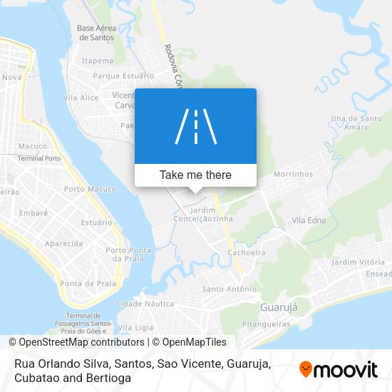 Rua Orlando Silva map