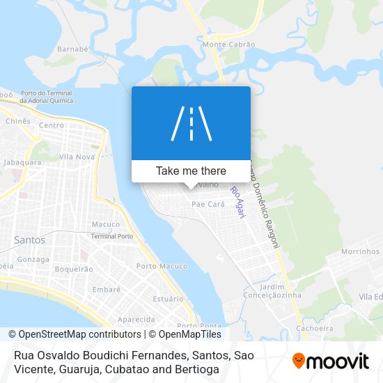 Rua Osvaldo Boudichi Fernandes map