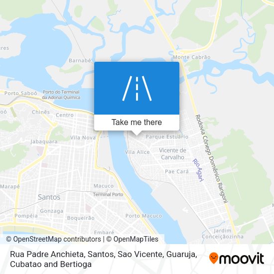 Rua Padre Anchieta map