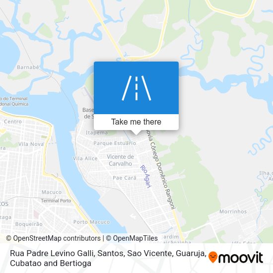 Rua Padre Levino Galli map