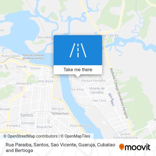 Rua Paraiba map