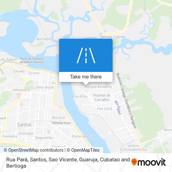 Rua Pará map