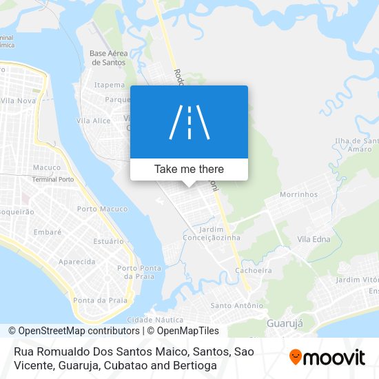 Rua Romualdo Dos Santos Maico map