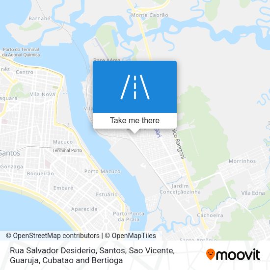 Rua Salvador Desiderio map