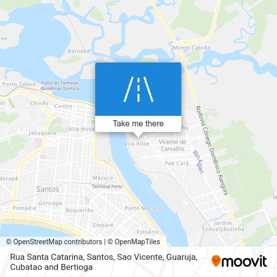 Rua Santa Catarina map