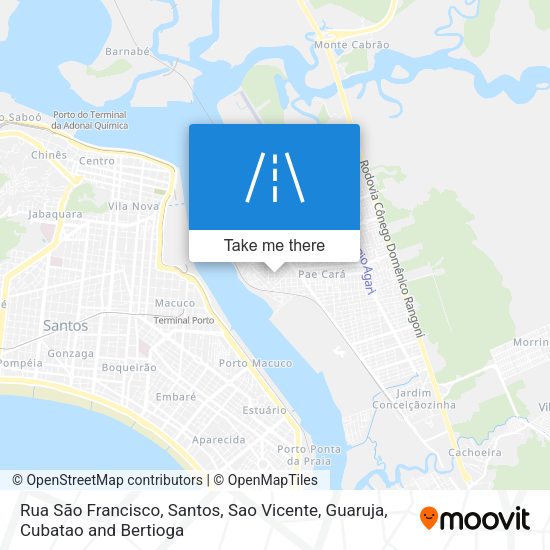 Rua São Francisco map