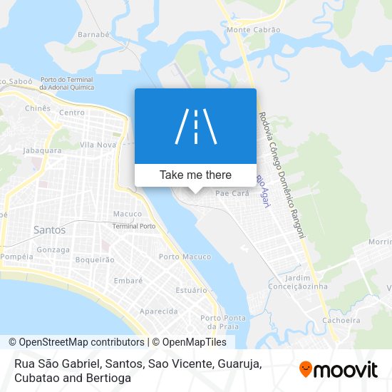 Rua São Gabriel map