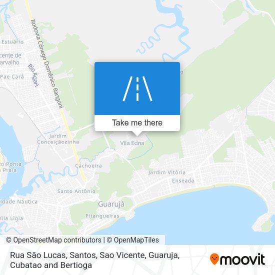 Rua São Lucas map