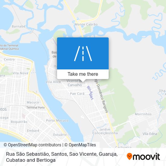 Rua São Sebastião map