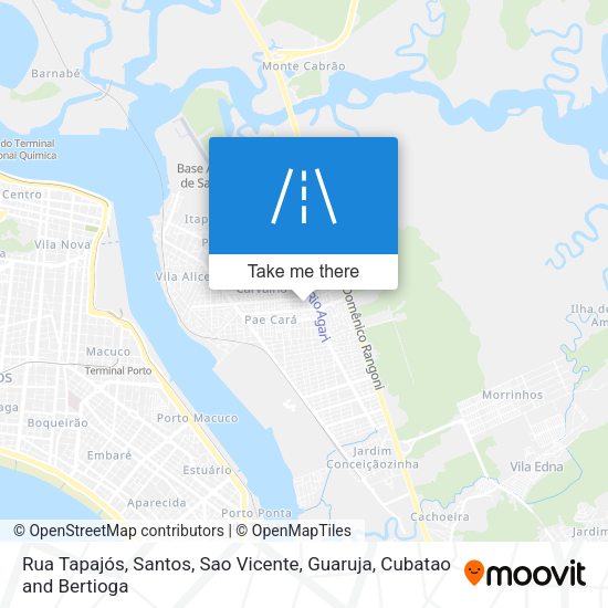 Rua Tapajós map