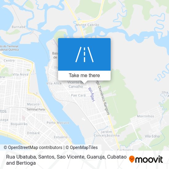 Rua Ubatuba map