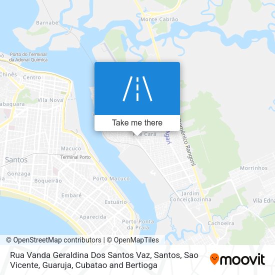 Rua Vanda Geraldina Dos Santos Vaz map
