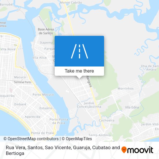 Rua Vera map