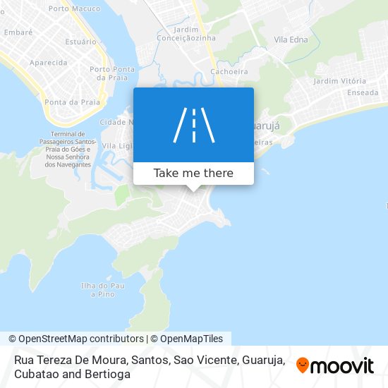 Mapa Rua Tereza De Moura