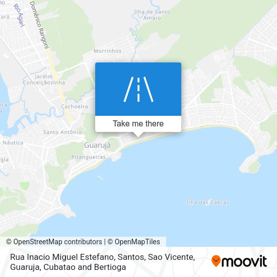 Rua Inacio Miguel Estefano map