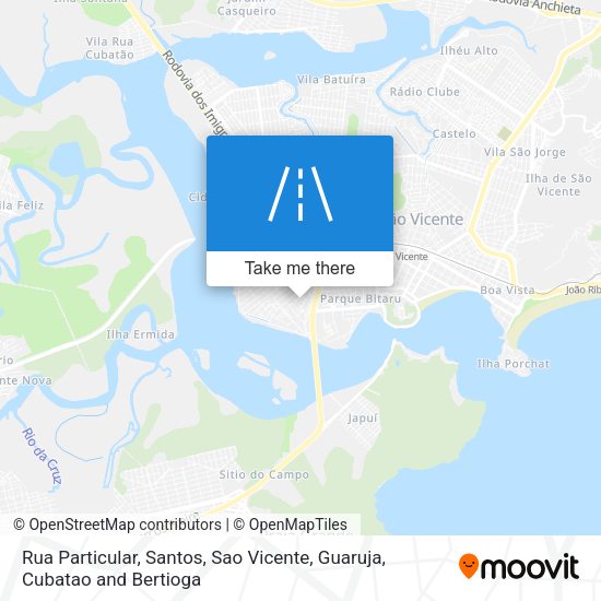 Rua Particular map