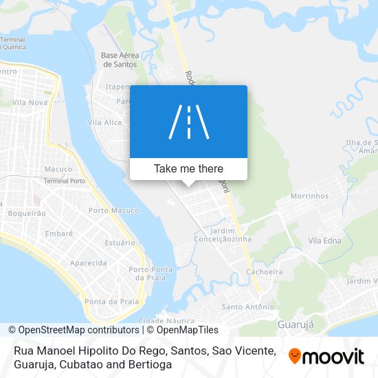 Rua Manoel Hipolito Do Rego map