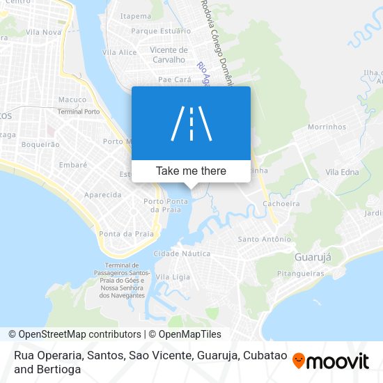 Rua Operaria map