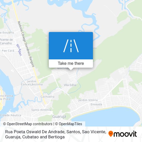 Rua Poeta Oswald De Andrade map
