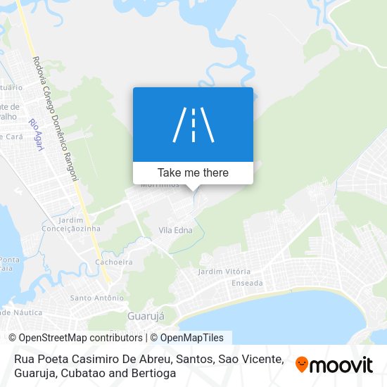 Rua Poeta Casimiro De Abreu map