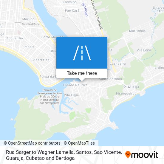 Rua Sargento Wagner Lamella map
