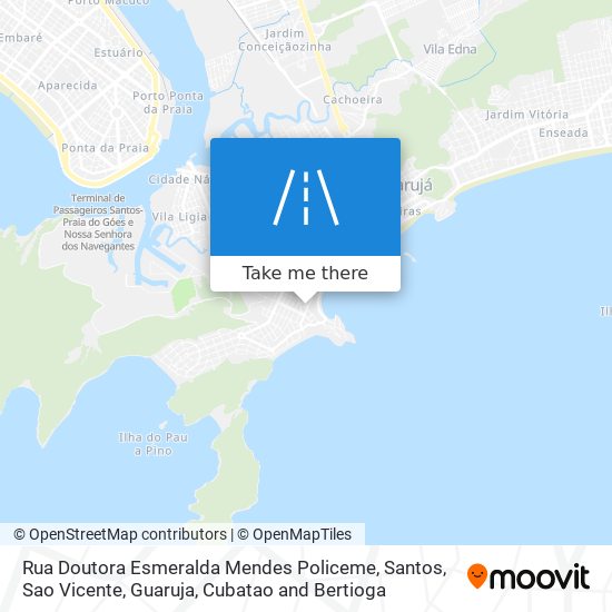 Mapa Rua Doutora Esmeralda Mendes Policeme