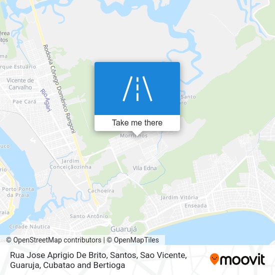 Rua Jose Aprigio De Brito map