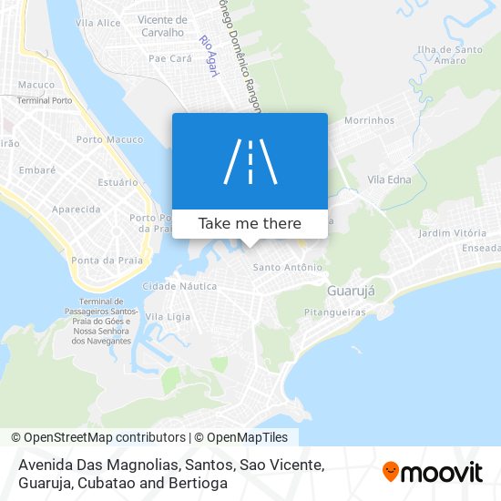 Avenida Das Magnolias map