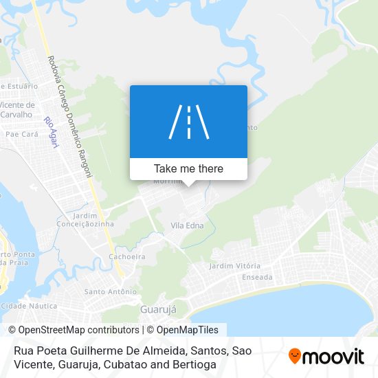 Rua Poeta Guilherme De Almeida map
