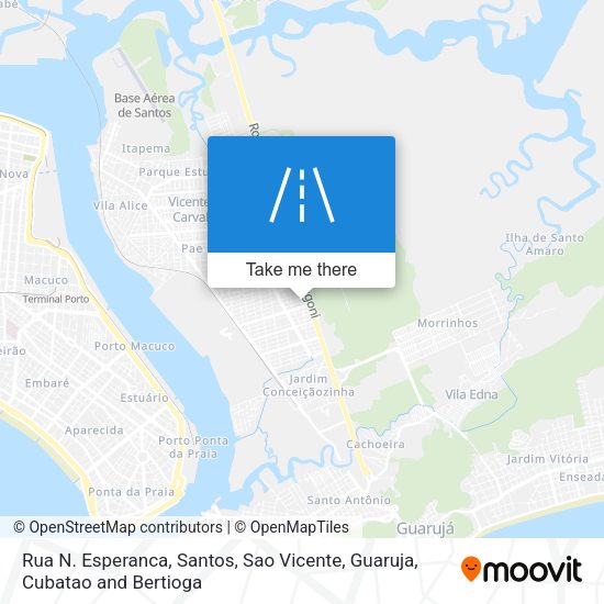Rua N. Esperanca map