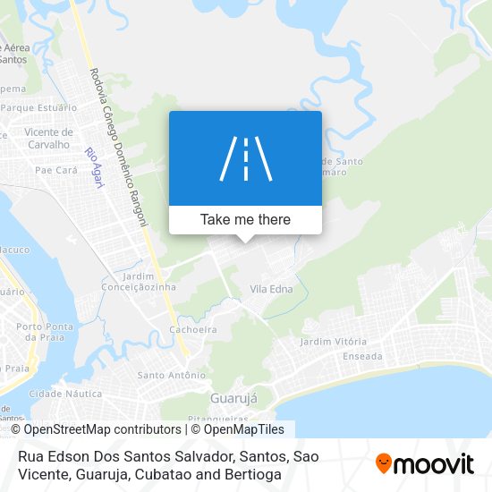 Rua Edson Dos Santos Salvador map