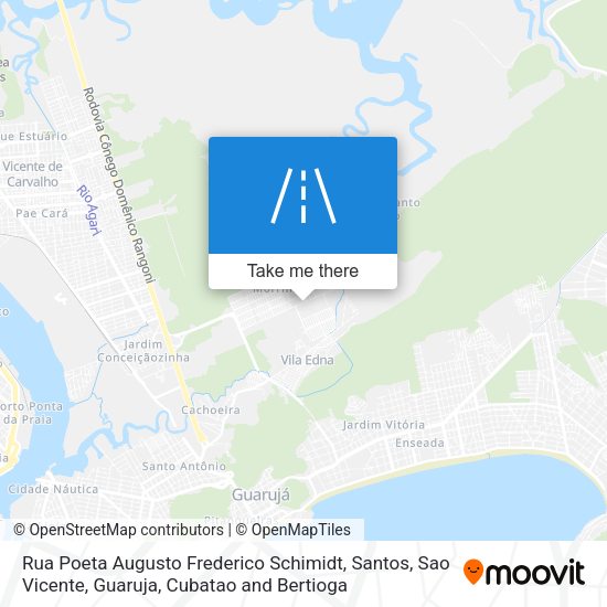 Rua Poeta Augusto Frederico Schimidt map