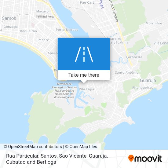 Rua Particular map